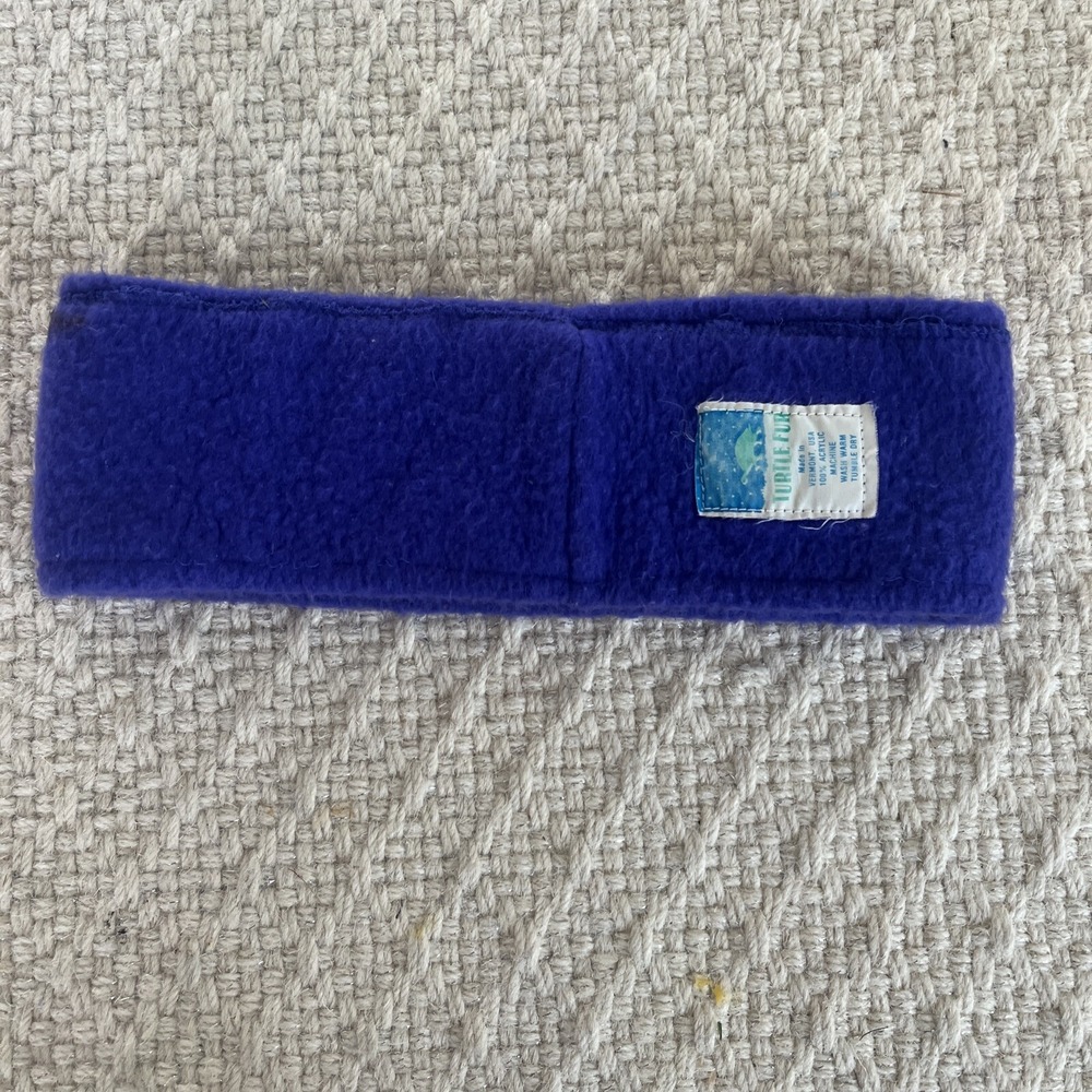 Vintage Turtle Fur purple Vermont Soft Fleece Winter Ski Run Headband Ear Warmer